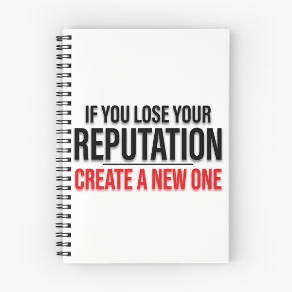 Item preview, if you lose your reputation create a new one designed and sold by Fox Chase Studio.
