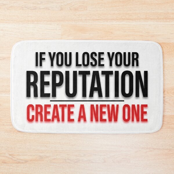 Item preview, if you lose your reputation create a new one designed and sold by Fox Chase Studio.