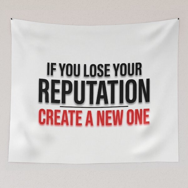 Item preview, if you lose your reputation create a new one designed and sold by Fox Chase Studio.