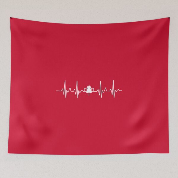 Item preview, Heartbeat with Canadian Maple Leaf designed and sold by jkrphoto.