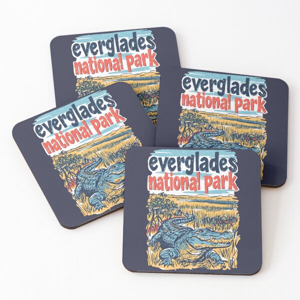 Item preview, Everglades National Park Colorful Landscape Retro Crocodile  designed and sold by HowToCanadian.