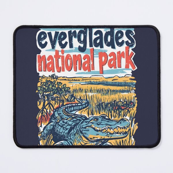 Item preview, Everglades National Park Colorful Landscape Retro Crocodile  designed and sold by HowToCanadian.