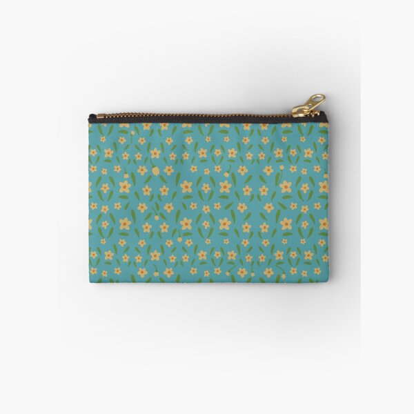 Item preview, Blue  background and yellow flowers seamless pattern designed and sold by LifeTU.