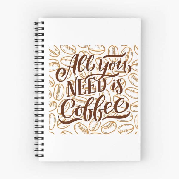 Item preview, All You Need is Coffee Typography designed and sold by Coffee & Designs.