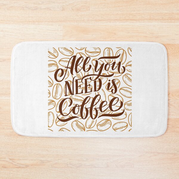 Item preview, All You Need is Coffee Typography designed and sold by Lorens Designs.