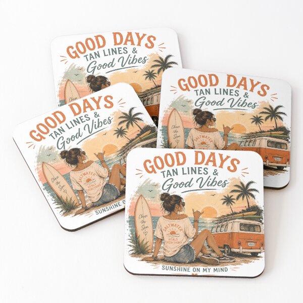 Item preview, Good Days Good Vibes designed and sold by TrendForgePrints.