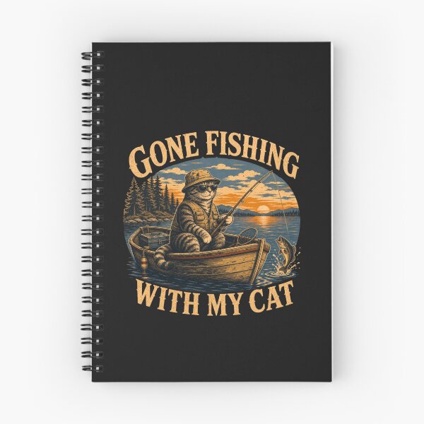 Item preview, Gone Fishing With My Cat designed and sold by AdicretorDesign.