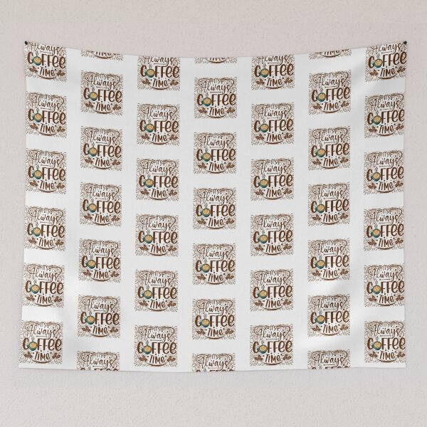 Item preview, Vertical Coffee Time Banner designed and sold by Coffee & Designs.