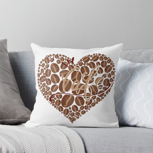 Item preview, Golden Coffee Bean Heart designed and sold by Coffee & Designs.