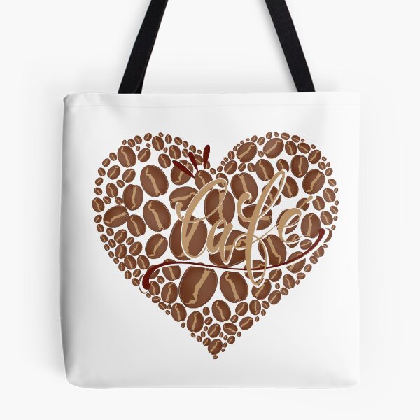 Item preview, Golden Coffee Bean Heart designed and sold by Lorens Designs.