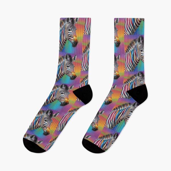 Item preview, Colorful Zebra Rainbow Pop Art – Vibrant Multicolor Zebra Design designed and sold by WordPlayStudio.