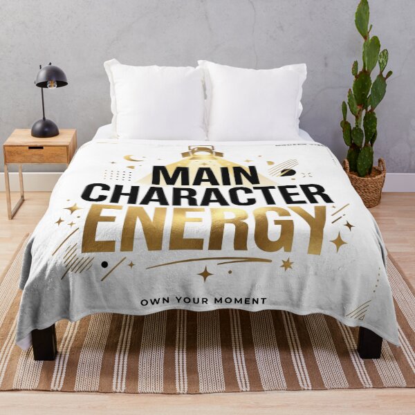 Item preview, Main Character Energy Shirt | Trendy Funny Graphic Tee designed and sold by khalidnasr.