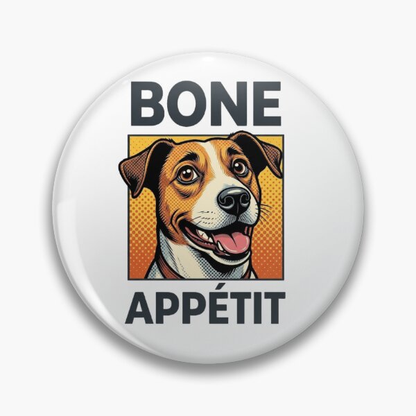 Item preview, Bone Appetit Retro Comic Book Dog Art designed and sold by GiggleInkTees.