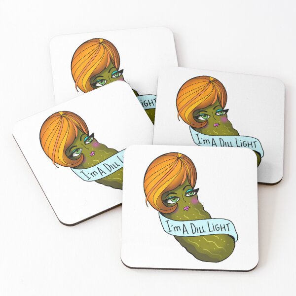 Item preview, I'm a delight, dill pickle pun designed and sold by MsBrillMakes.