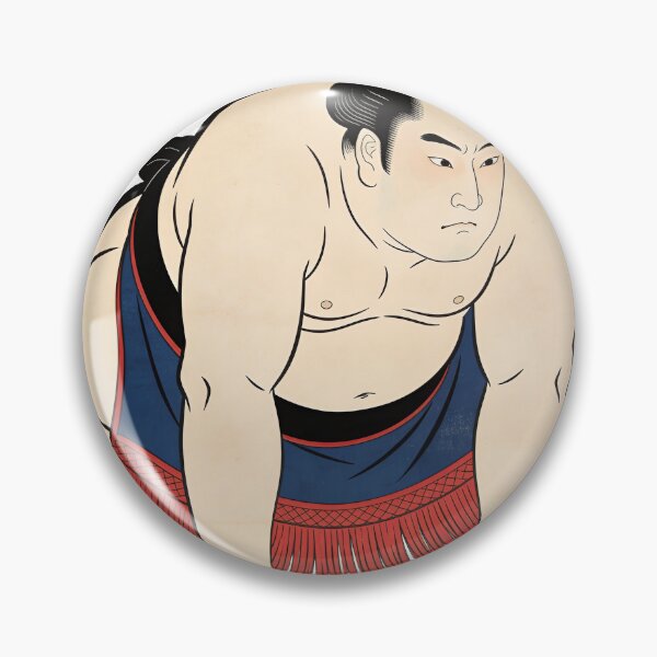 Item preview, Japanese Sumo Wrestler Ukiyo-e Woodblock Print Traditional Art designed and sold by taonJP-shop.