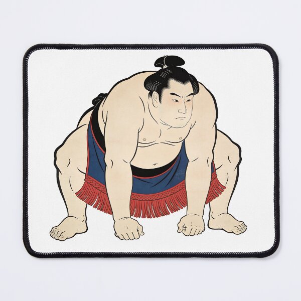 Item preview, Japanese Sumo Wrestler Ukiyo-e Woodblock Print Traditional Art designed and sold by taonJP-shop.