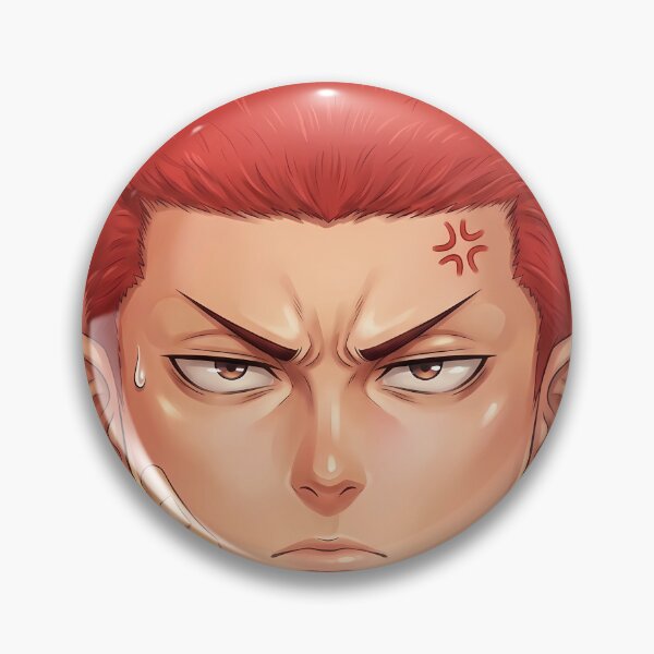 Item preview, Angry Red-Haired Anime Boy Illustration designed and sold by LYZ7VANI.