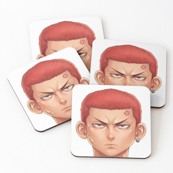 Item preview, Angry Red-Haired Anime Boy Illustration designed and sold by LYZ7VANI.