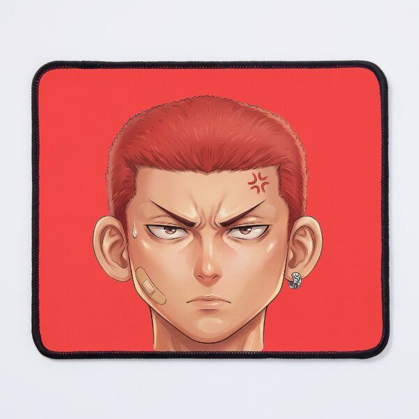 Item preview, Angry Red-Haired Anime Boy Illustration designed and sold by LYZ7VANI.