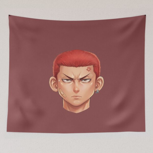Item preview, Angry Red-Haired Anime Boy Illustration designed and sold by LYZ7VANI.