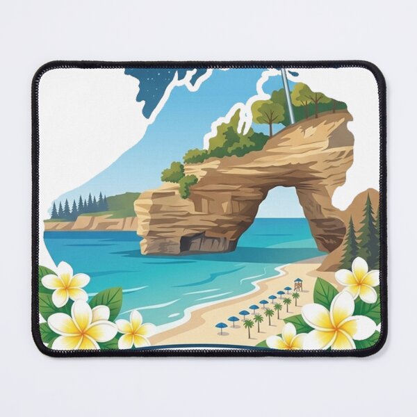 Item preview, Pictured Rocks National Lakeshore Retro Vintage designed and sold by yunamaliskova.