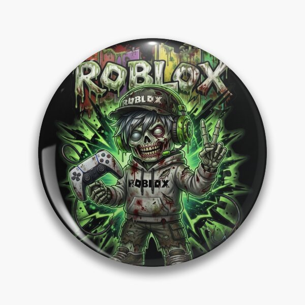 Item preview, Undead Zombie Gamer Roblox Character Illustration designed and sold by AbeeRedB.