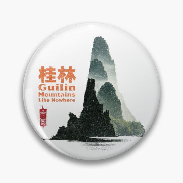 Item preview, Majestic Guilin Karst Mountains Along Li River designed and sold by EdvvinStudios.