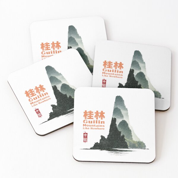 Item preview, Majestic Guilin Karst Mountains Along Li River designed and sold by EdvvinStudios.