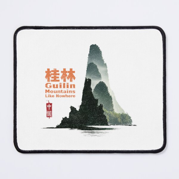 Item preview, Majestic Guilin Karst Mountains Along Li River designed and sold by EdvvinStudios.