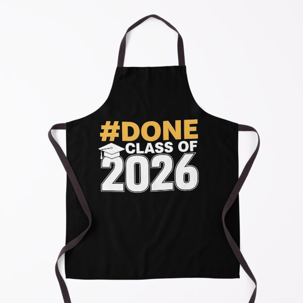 Aperçu de l'œuvre Done Class of 2026 – Funny Senior Graduation Design créée et vendue par viectory.