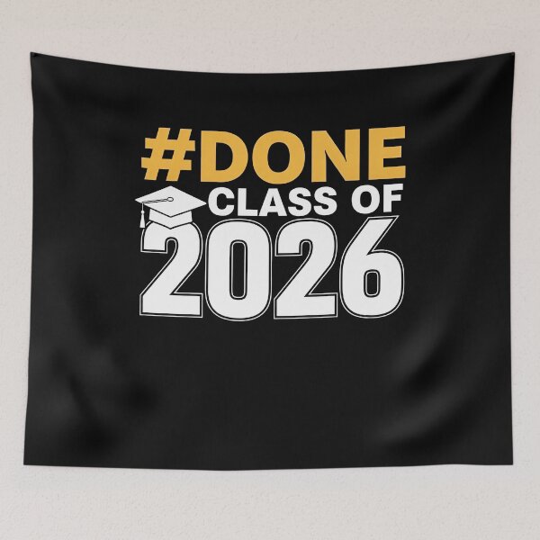 Item preview, Done Class of 2026 – Funny Senior Graduation Design designed and sold by viectory.