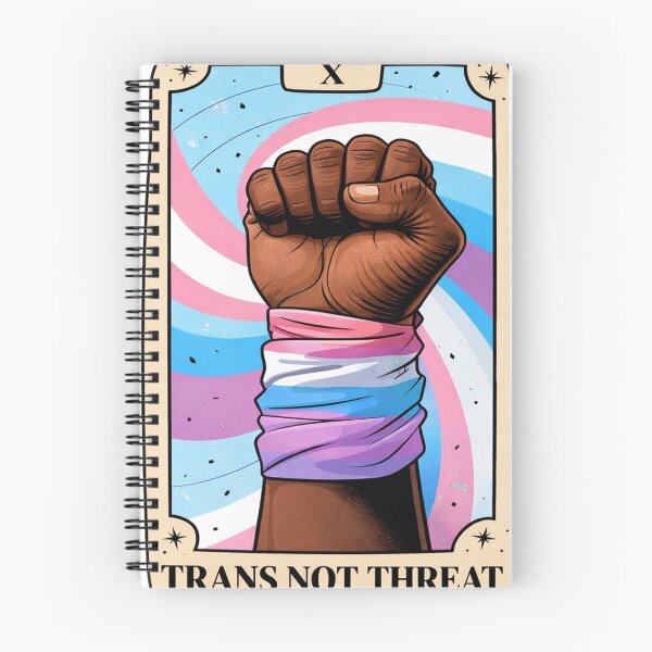 Item preview, Tarot Card Trans Not Threat designed and sold by yunamaliskova.