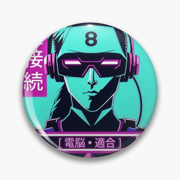 Item preview, Cyberpunk AI Interface Anime Portrait designed and sold by D6rkT3chDemon.