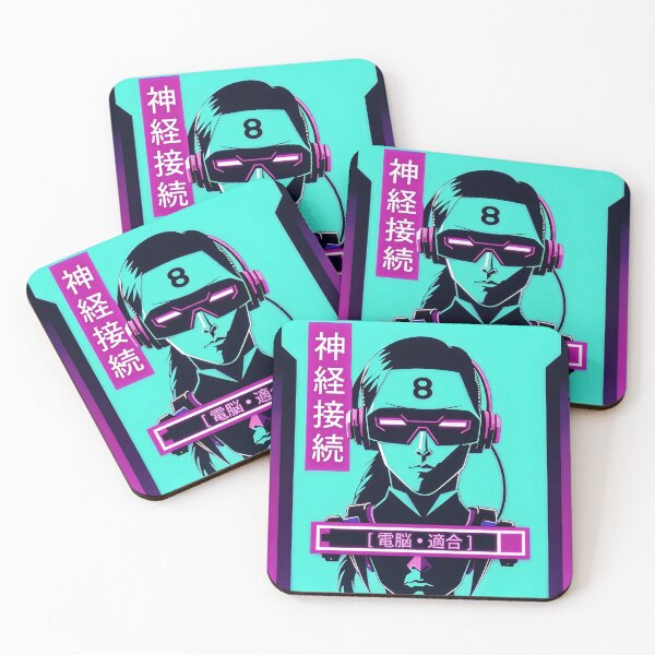 Item preview, Cyberpunk AI Interface Anime Portrait designed and sold by D6rkT3chDemon.