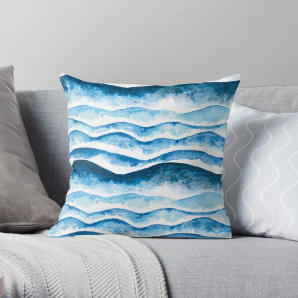 Coastal Cushions, Coastal Pillows, Indigo Blue Pillows, Coastal Vista Linen  Designer Pillows 