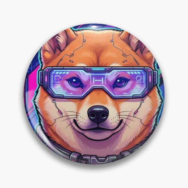 Item preview, Cyber Dog 2077 - Futuristic Shiba Inu Neo Tokyo designed and sold by Neo Tokio.