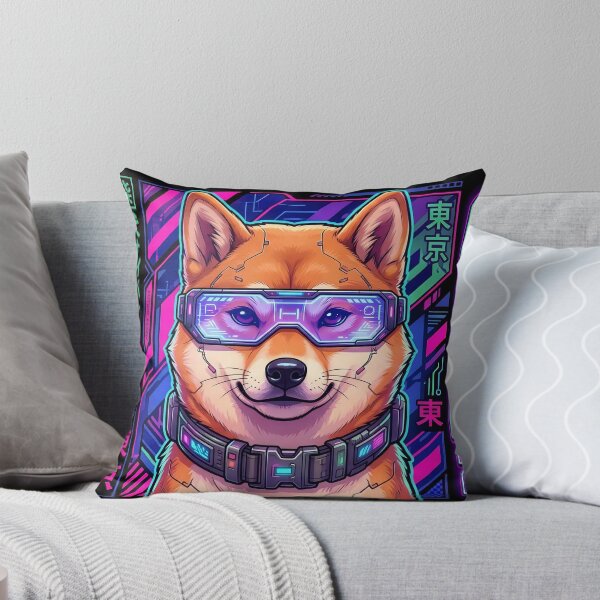 Item preview, Cyber Dog 2077 - Futuristic Shiba Inu Neo Tokyo designed and sold by Neo Tokio.