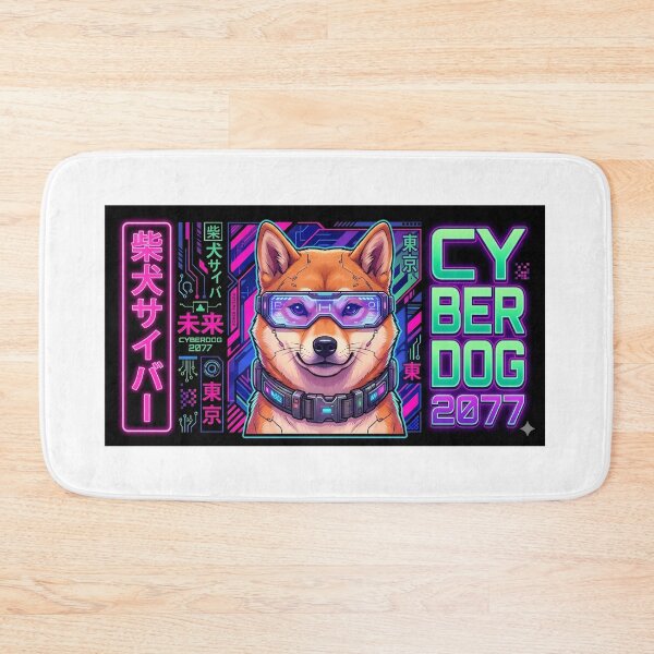 Item preview, Cyber Dog 2077 - Futuristic Shiba Inu Neo Tokyo designed and sold by Neo Tokio.