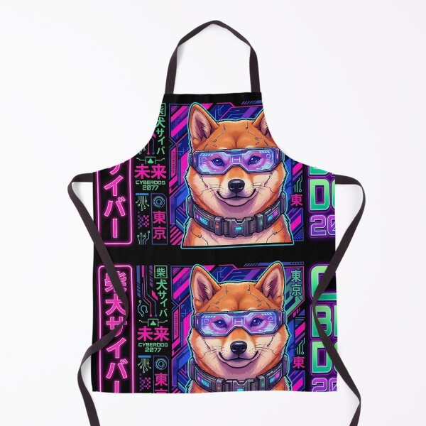 Item preview, Cyber Dog 2077 - Futuristic Shiba Inu Neo Tokyo designed and sold by Neo Tokio.