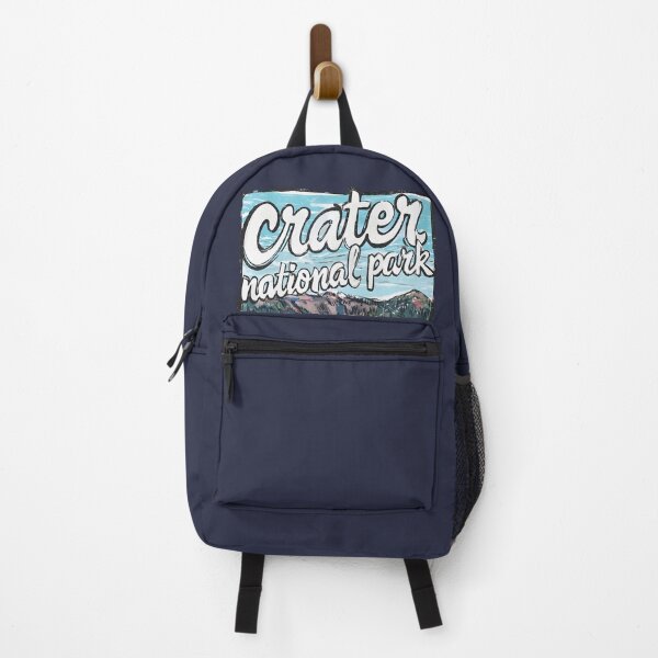 Item preview, Crater Lake National Park Colorful Landscape Retro Eagle designed and sold by HowToCanadian.