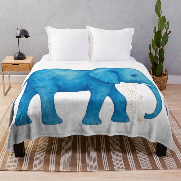 Item preview, blue elephant designed and sold by bandarartisan.