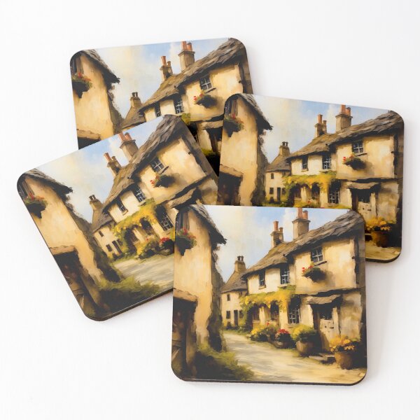Item preview, Tranquil hamlet designed and sold by Island Art Studios.