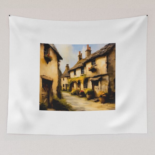 Item preview, Tranquil hamlet designed and sold by Island Art Studios.