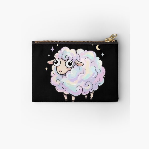 Item preview, Iridescent Fluffy Celestial Ewe designed and sold by Emegan Print Art.