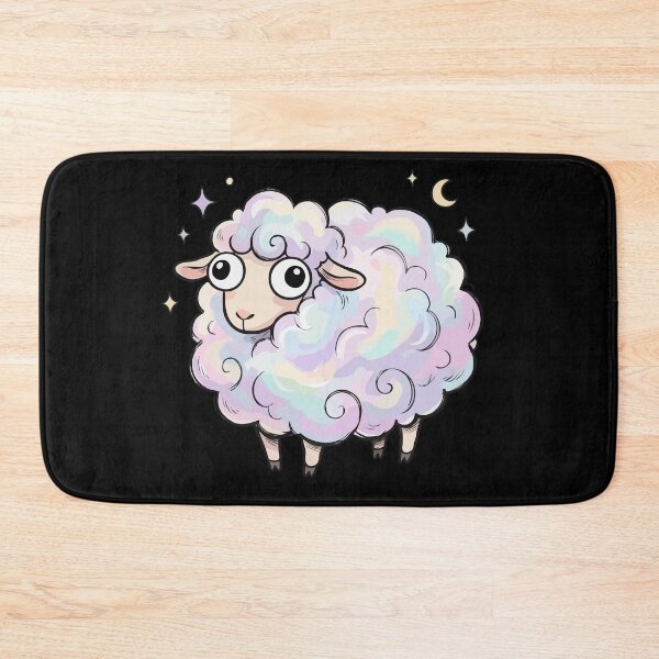Item preview, Iridescent Fluffy Celestial Ewe designed and sold by Emegan Print Art.
