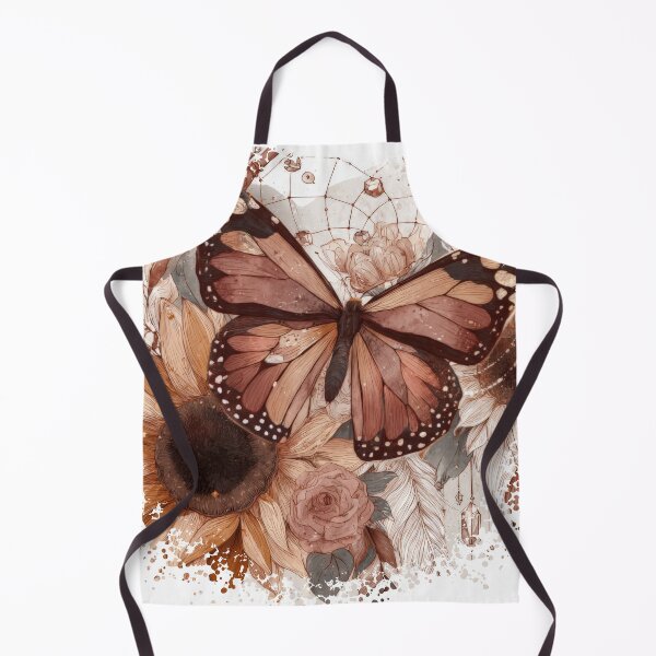 Item preview, Boho Monarch Butterfly Sunflower Design | Dreamcatcher Western Aesthetic Art designed and sold by CosmicAnomaly.