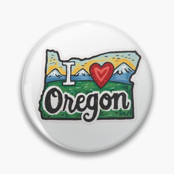Item preview, I Love Oregon designed and sold by PamLeeDesign.
