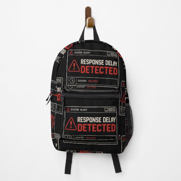 Item preview, Response Delay Detected – Retro System Alert Humor Design designed and sold by Mad Factory Designs.