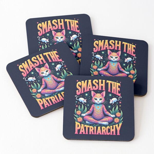 Item preview, Psychedelic Feminist Kitty designed and sold by LuciaS.
