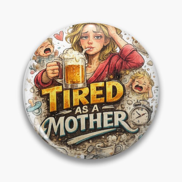 Item preview, Mother's Day - Tired as a Mother designed and sold by KreatikaShop.